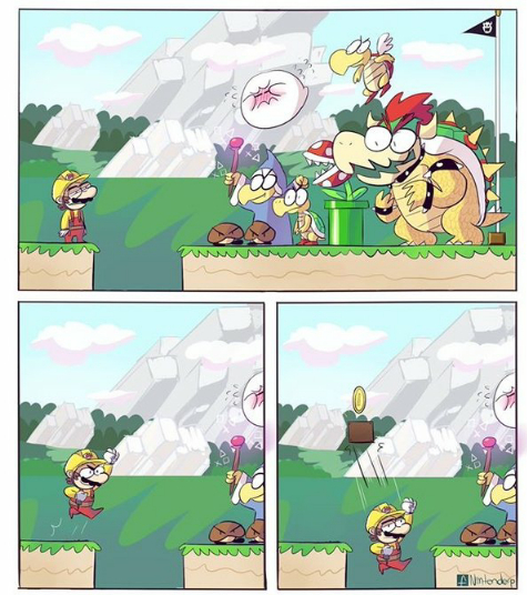 Lo malo de súper Mario maker - meme