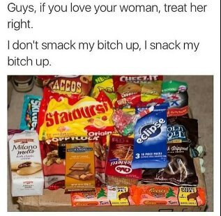 Snack her up - meme