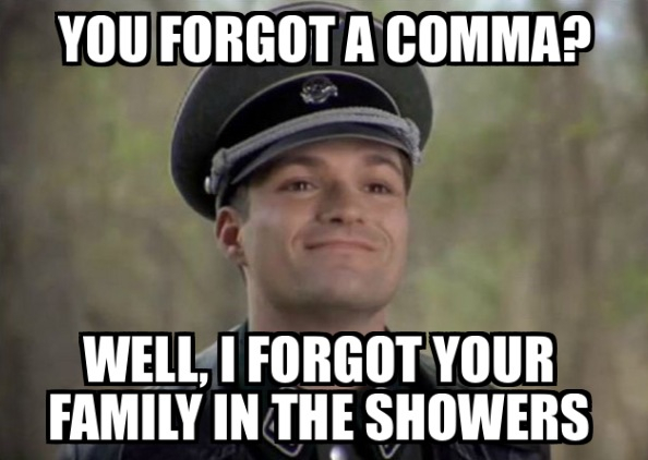 Grammar nazi - meme
