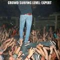 Crowd surf