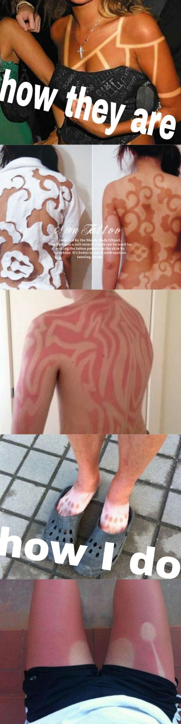 sunburn art is a real thing and it's glorious - meme