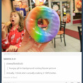 Rainbow donut!