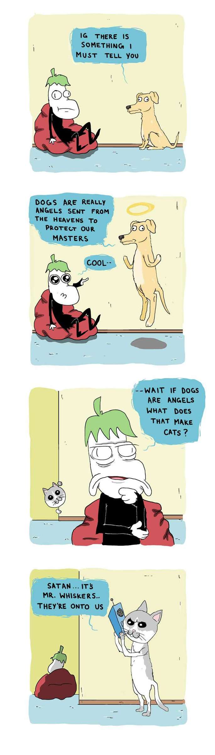 cats are undercover agents of satan - meme