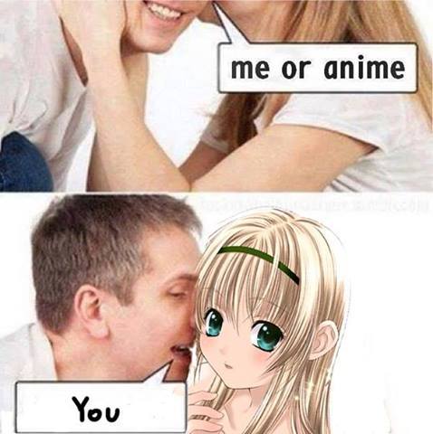 anime is cool - meme