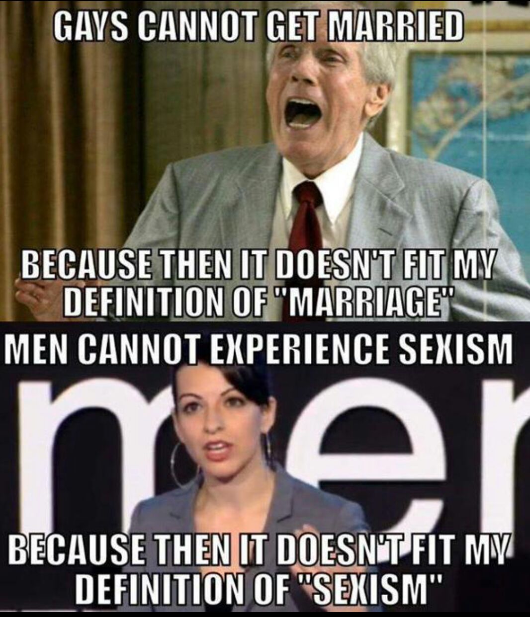 Of gays and men - meme