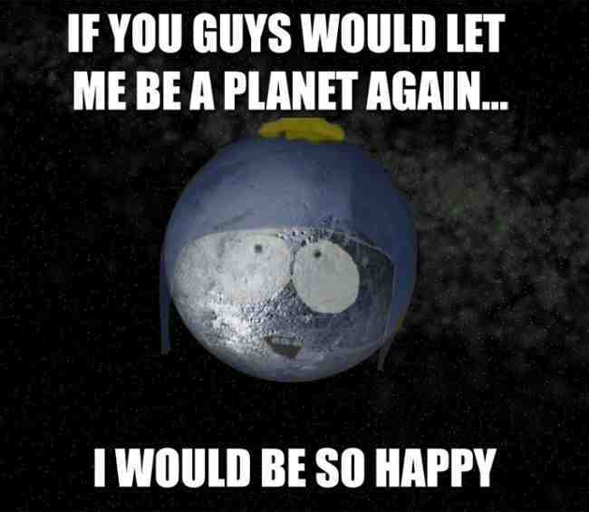 Happy Pluto - meme