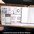 Batman order pizza