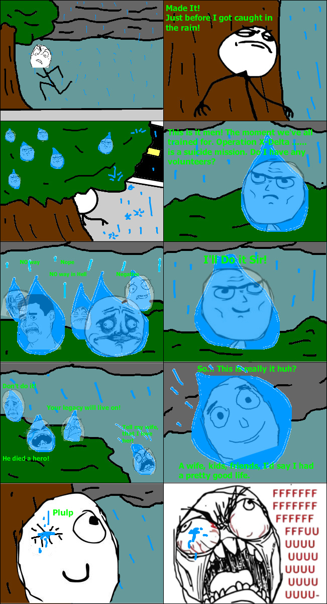 Water makes you wet - meme