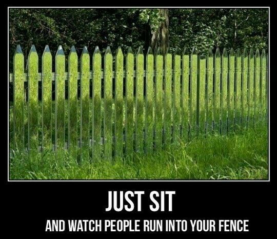 I so want to have this fence in my yard - meme