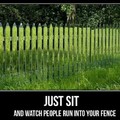 I so want to have this fence in my yard