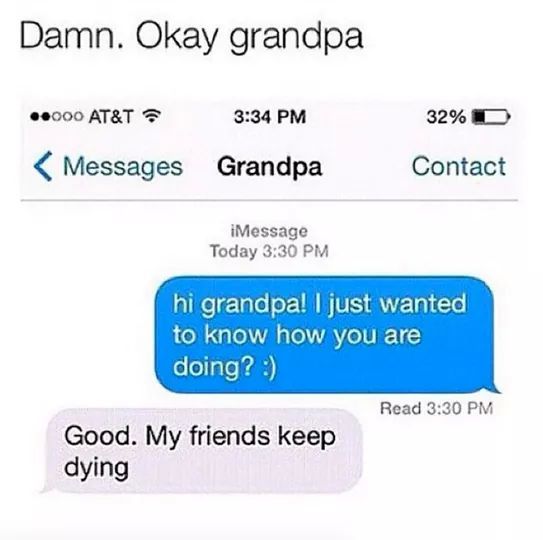 Oh Grandpa - meme