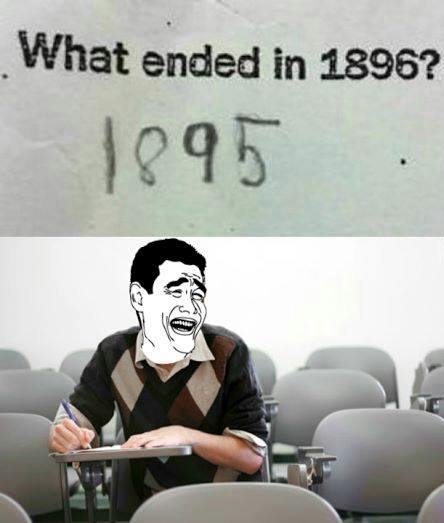Me during History exams. - meme