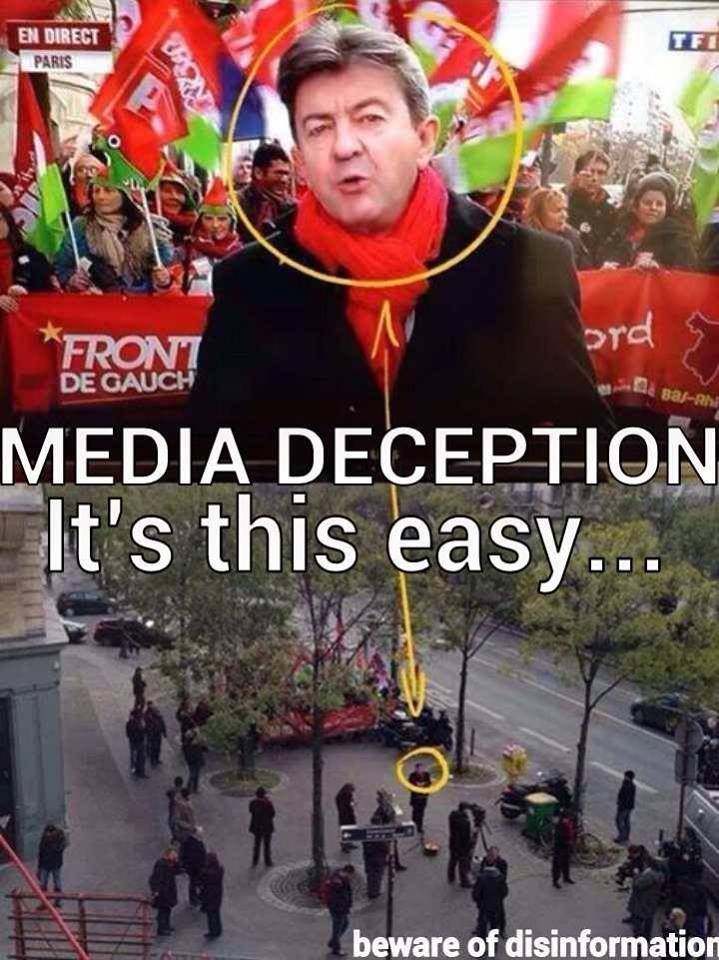 Never trust the media. - meme