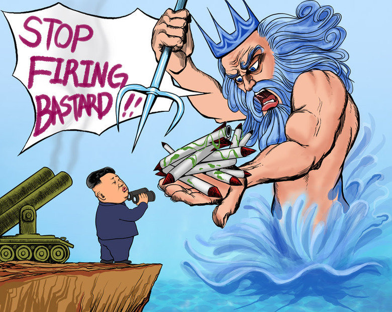 north Korea and it's missile - meme