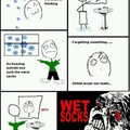 wet socks sux