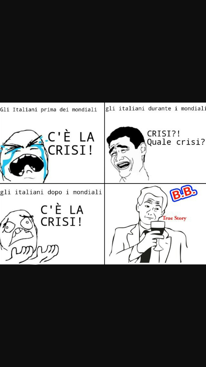 Crisi italiaa - meme