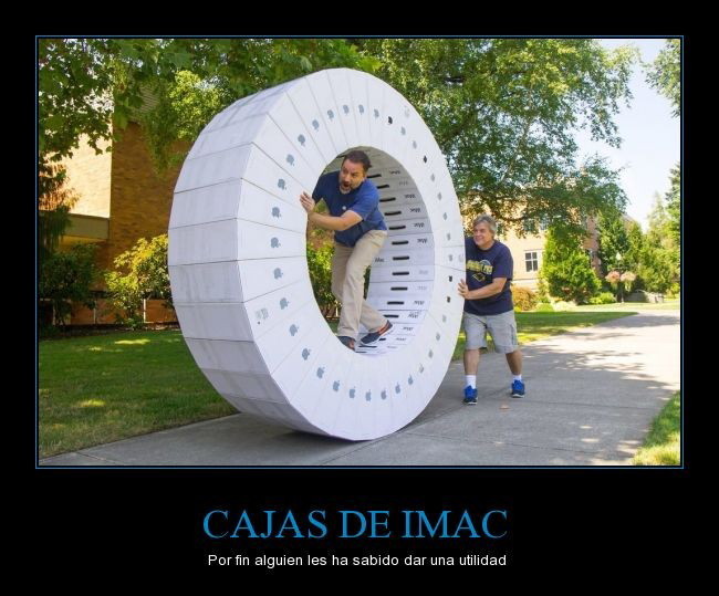 Cajas de iMac - meme