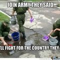 join army they said
