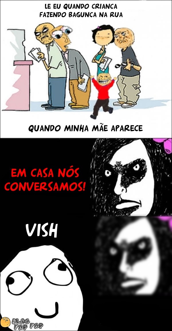 Mamai por que calçou a chinela na mão? - meme