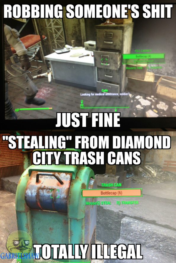 Fallout 4 Logic - meme