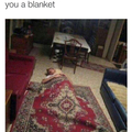 Fuck it the rug will do.