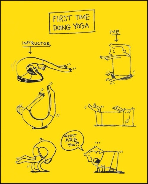 Too lazy to do yoga - meme