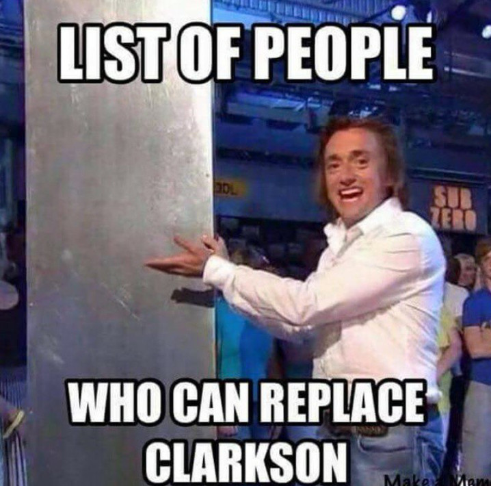 Bring Back Clarkson! - meme