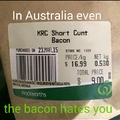 Darn bacon
