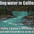 Water in California.