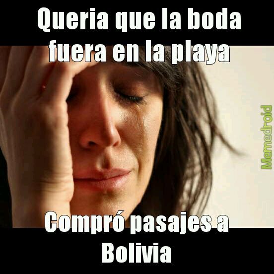 Pobre bolivia - meme