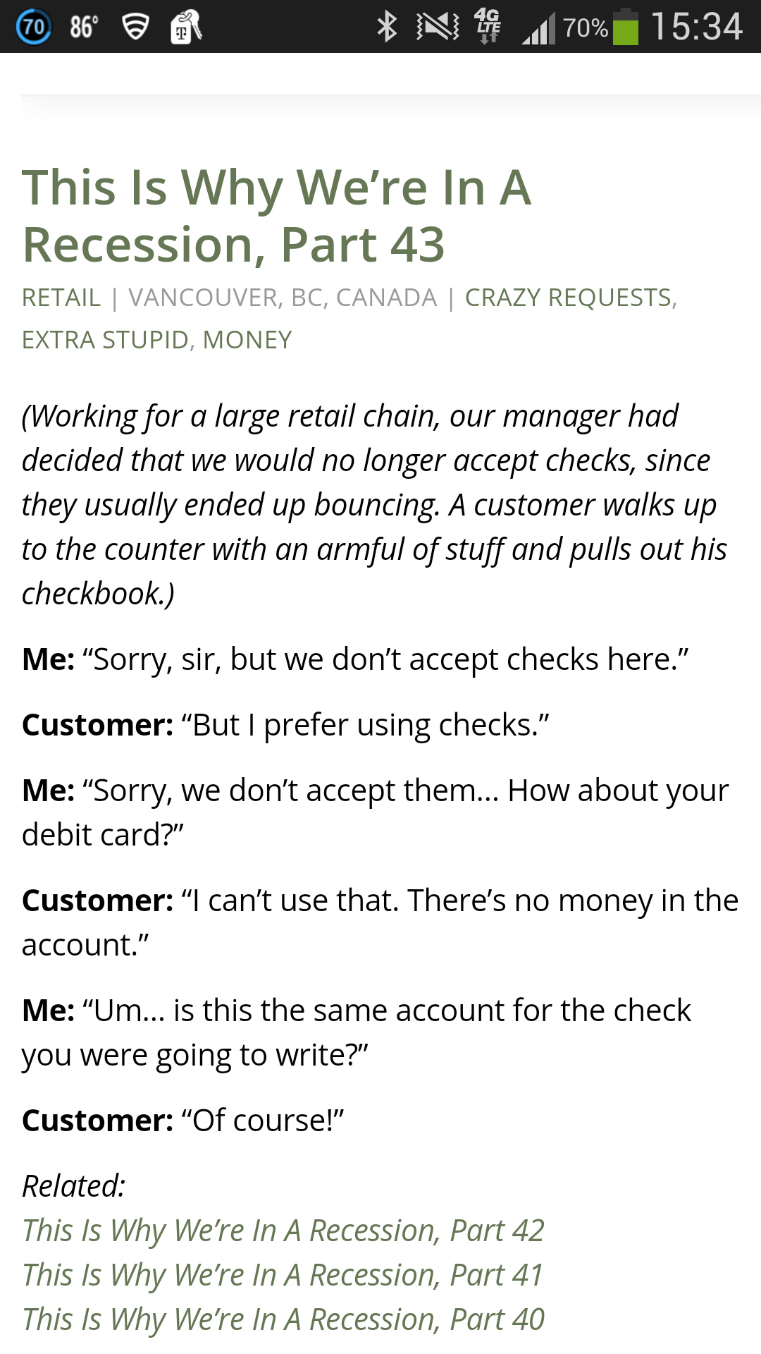 Customer is still a genius - meme