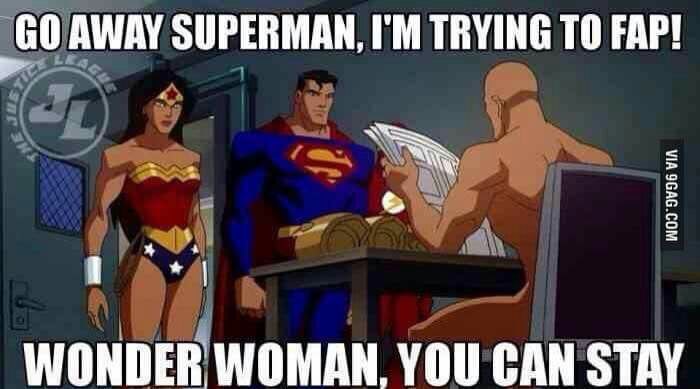 Wonder woman is hot - meme