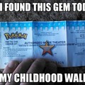 Pokemon the first movie, ticket!