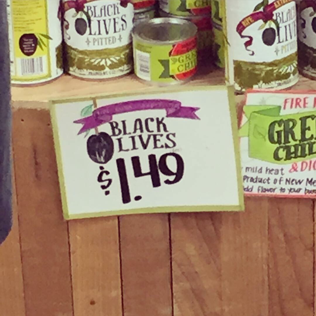 Black olives matter - meme