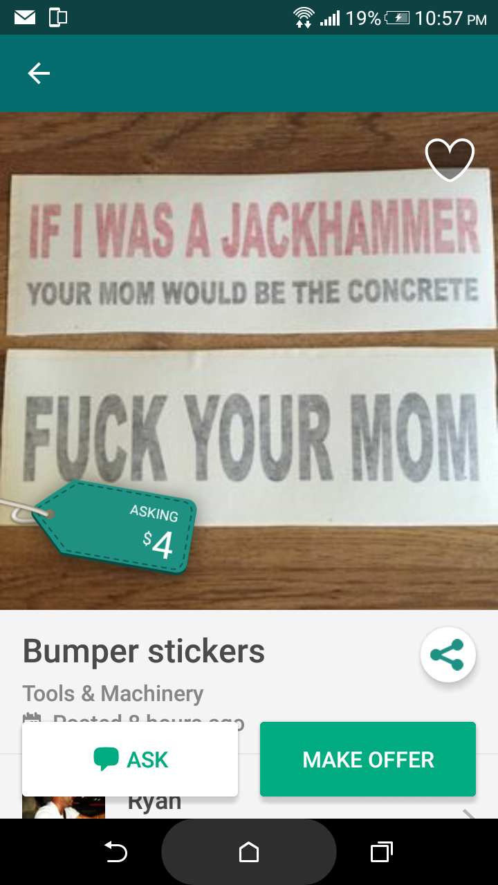 Things you find on offerup - meme