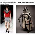 What real men wear