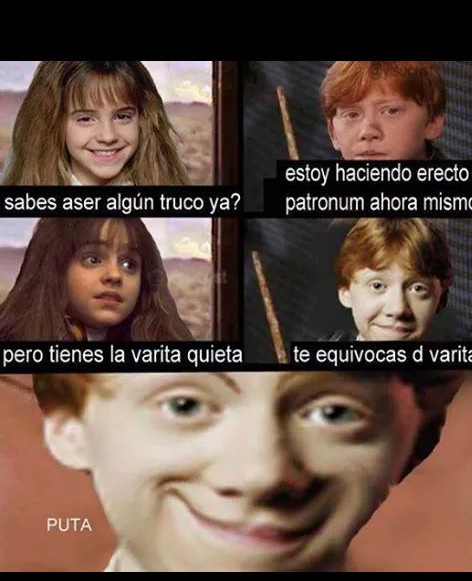 Este Ron es todo un loquillo - meme