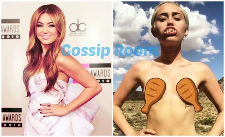 Miley Cyrus: Avant/Après.. - meme