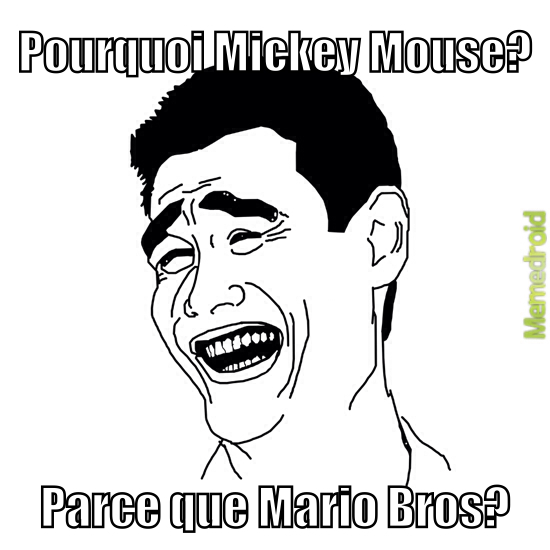 Mickey et Mario - meme