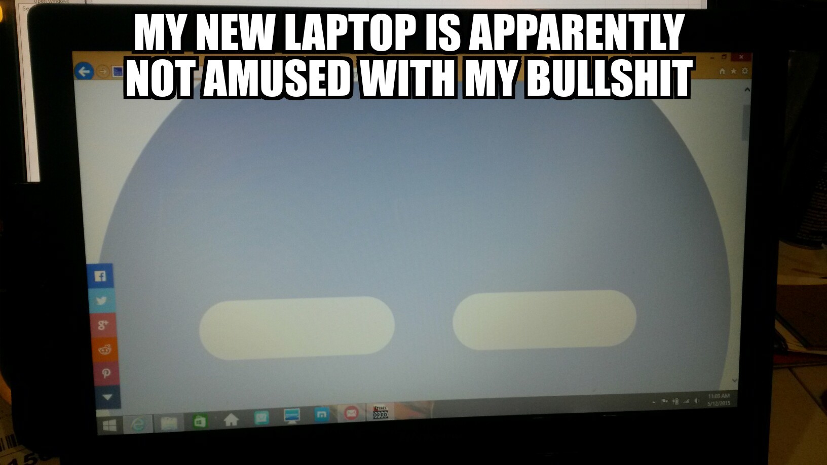 My new laptop..... - meme