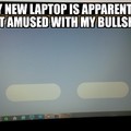 My new laptop.....