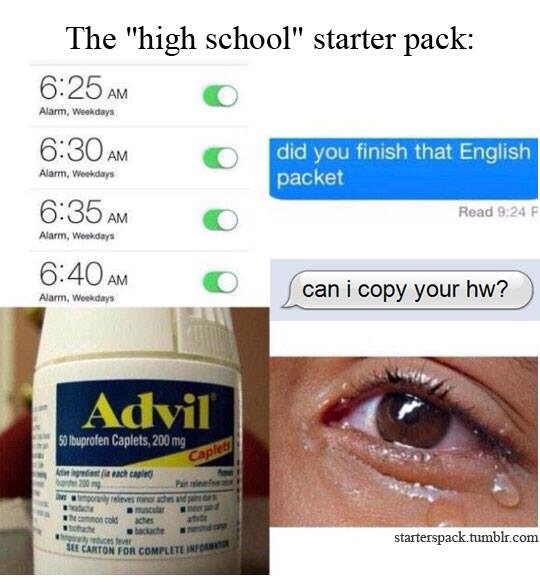 Prepare for high school freshmen - meme