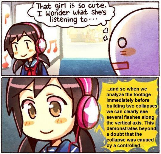 What id she listening to? - meme