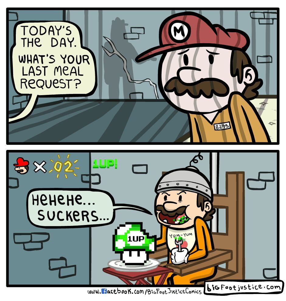 Mario is smart - meme