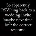Redneck wedding RSVP