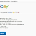 Overly attached ebay seller