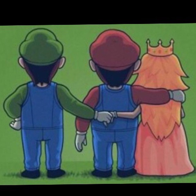 Luigi adultero - meme