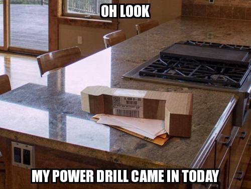 "Power drill" - meme