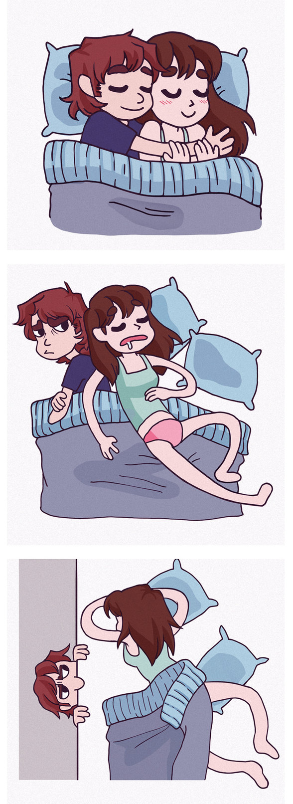 how to sleep with your girlfriend - meme