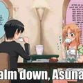 Asuna needs to chill!
